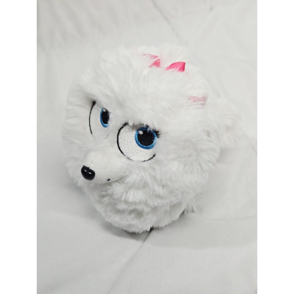 TY The Secret Life of Pets GIDGET WHITE DOG 9" Plush STUFFED ANIMAL Toy